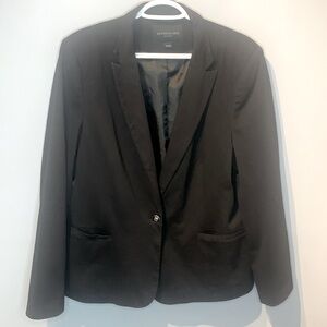 Kenneth Cole Select Stretchy Black Blazer